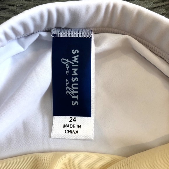 nwt swimsuits for all white bikini bathing suit size 24 - Picture 7 of 7